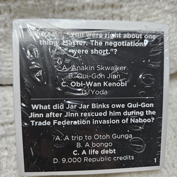 Disney Star Wars Trivia Box Card Game - Picture 12 of 12